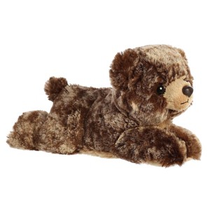 Aurora Small Brownie Bear Mini Flopsie Adorable Stuffed Animal Brown 8" - 1 of 4