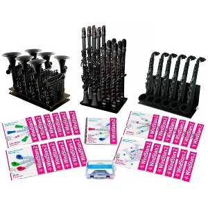 Nuvo WindStars 2 24-Piece Set - jSax, jFlute, jHorn, and Clarineo (6 Each), Includes Instruction Books, Display Stands and Spare Parts - 1 of 1