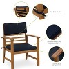 Greemotion 4pc Hana Small Space Outdoor Conversation Set - 3 of 4