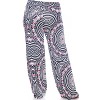 Women's Plus Size Geometric Printed Palazzo Pants - White Mark - 3 of 3
