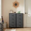 SKRAN Dresser For Bedroom With 4 Storage Drawers, Small Dresser Chest Of Drawers Fabric Dresser With Sturdy Steel Frame,Dresser With Wood Top - 2 of 4