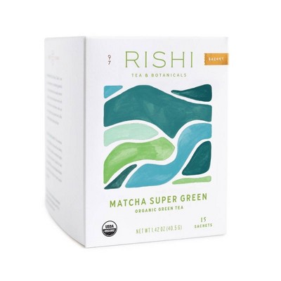 Rishi Organic Matcha Super Green Tea - 15ct