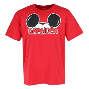 Jerry Leigh Men's Big and Tall Mickey Mouse Grandpa Family T-Shirt - 1 of 4