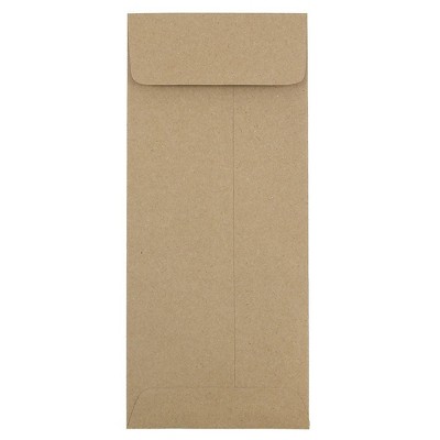 JAM Paper #11 Policy Business Envelopes 4.5 x 10.375 Brown Kraft Paper Bag 2119018855I