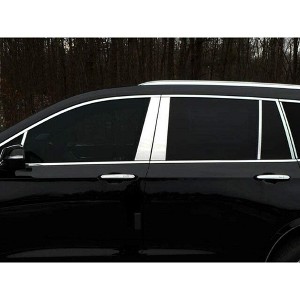 QAA is Compatible with 2020-2021 Cadillac XT6 12 Piece Stainless Pillar Post Trim PP60214 - 1 of 4