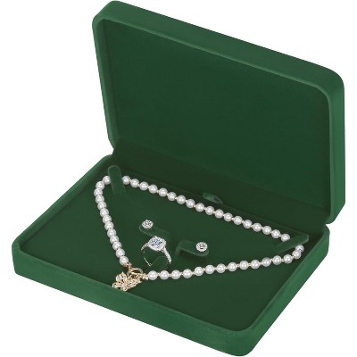 Large Jewelry Set Box, Necklace and Ring Earring Pendant Gift Box, Pearl Necklace Storage Case