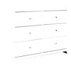 SUGIFT 6 Drawer Double White Dresser - 2 of 3