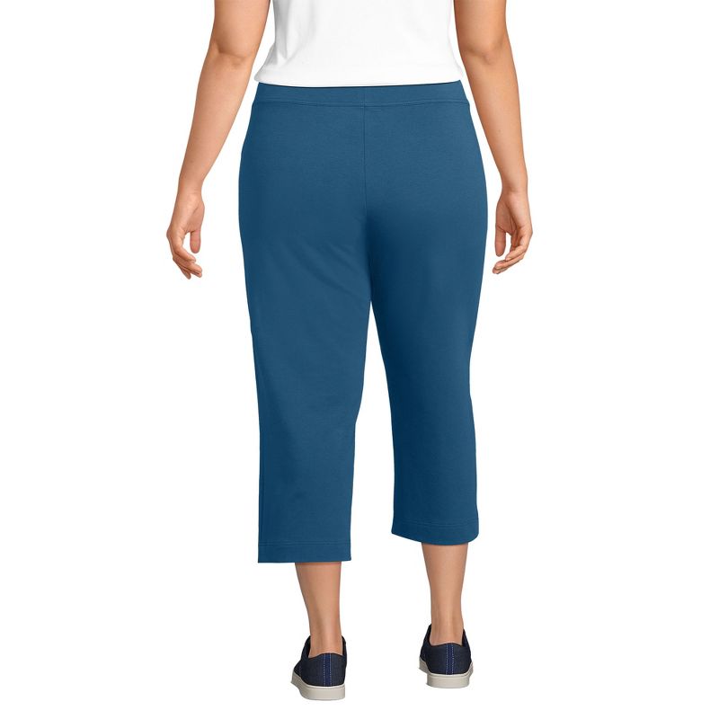 Lands' End Women's Starfish Mid Rise Crop Pants, 2 of 6