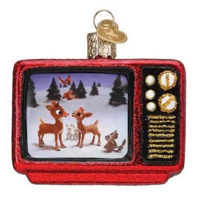 Old World Christmas 2.0 Inch Christmas Classic Ornament Cartoon Rudolph Tree Ornaments