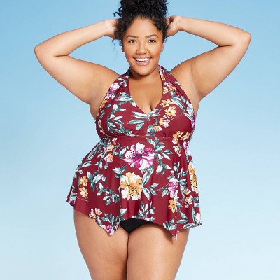 women's swimdresses plus size