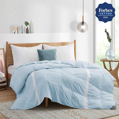Puredown Lightweight Breathable 75% White Down Comforter Duvet Insert, Cooling Oversized  Blanket