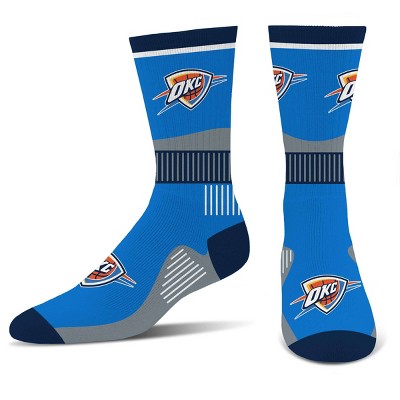 Nba Oklahoma City Thunder Large Crew Socks : Target