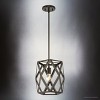 Urban Ambiance Luxury Modern Indoor Pendant,  11-7/8''H x 12"W x 12''D,  Architectural Bronze Finish, UHP4832 - 3 of 4