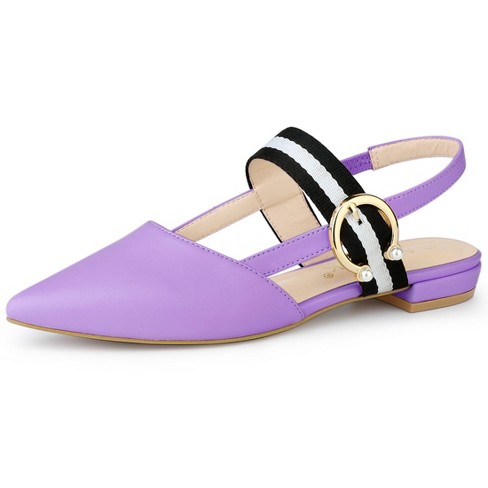 Lavender shop slingback shoes