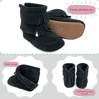 Little Love Bug Company Cozy Fringe Boot