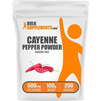 BulkSupplements Cayenne Pepper (40000 HU) Powder