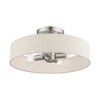 Livex Lighting Venlo 4 - Light Semi-Flush Mount in  Brushed Nickel - 4 of 4