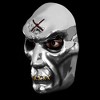 Paper Magic Group PVC Molded Metallic Silver Zombie Adult Costume Mask - 2 of 4