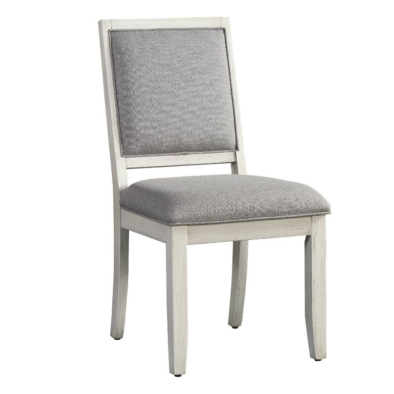 Set of 2 18&#34; Canova Parsons Chairs White - Steve Silver Co., 4 of 8