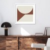 25" x 25" Minimal Max Mod II Hot Chocolate by The Creative Bunch Studio - Amanti Art: Giclee Lithograph, Hardwood Frame - 3 of 4