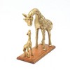 TopComfy Decorative Object Carved Wooden Box Elegant Handcrafted Storage Piece for Modern Decor, Gold, 11"*4.5"*11" - 3 of 4