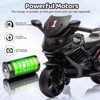 6V Kids Electric Motorcycle, Ride On Bike with Training Wheels, Headlight, Horn, Music, Battery Powered Toy for Toddlers - 4 of 4