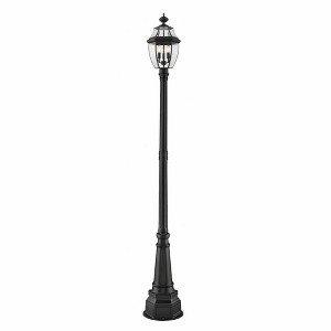 Z-Lite Westover 3 - Light Post Light in  Black - 1 of 3