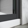 Sliding Shower Glass Door Semi Frameless Shower Door With 304 Stainless Steel Handles Clear Tempered Glass - 4 of 4