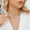 3mm Cubic Tennis Necklace for Women 16 - 24 Inches Fashionable Simplicity, Retro Classic - 2 of 4