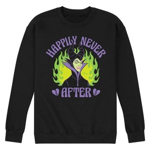 Men's - Disney Villains - Happily Never After Graphic Fleece Sweatshirt - 1 of 4