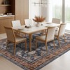 Area Rug for Living Room, Vintage Medallion Rugs, Traditional Washable Rugs for Bedroom, Non-Slip Stain Resistant Low-Pile - 2 of 4