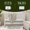 Modera Organic Cotton Ventilated Pack n Play Topper  CertiPUR-US Memory Foam Baby Mattress for Playard w/ Washable & Waterproof Cover & Travel Strap - 4 of 4