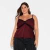 Women's Lace Trim Tank Top - Wild Fable™ - 2 of 3