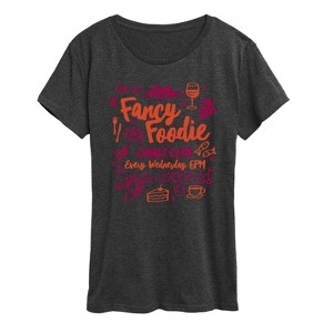 Women's - Instant Message - Fancy Foodie Short Sleeve Graphic T-Shirt - 1 of 4