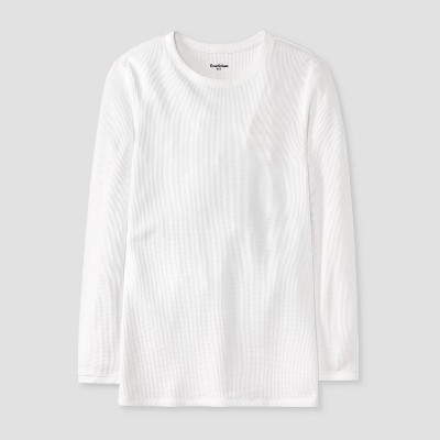 Men's Relaxed Fit Long Sleeve Scoop Thermal Underwear Shirt