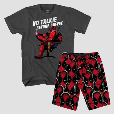 Men's Marvel Spider-Man Shorts Pajama Set - Red