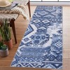 Vintage Area Rug Bohemian Washable Rug Soft Low Pile Rugs for Living Room Bedroom Dining Room - 3 of 4