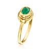 Ross-Simons 0.60 Carat Emerald Ring in 18kt Gold Over Sterling - 3 of 4