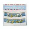 Packed Party Best Day Ever Garland With Blue Fringe - 4 of 4