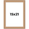 PosterPalooza | Weathered Yellow Picture Frame - UV Acrylic, Foam Board Backing, Hanging Hardware - 2 of 4