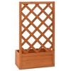 vidaXL Planter Orange Solid Firwood Medium Durable Planter - 4 of 4