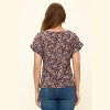 WEST K Women's Bailey Tie Front Dolman Blouse - 3 of 4