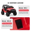 2 Seater Ride On Car for Kids, 12V Cruiser Car, Battery Powered Electric Car w/Remote Control,  LED Lights, Music Player, Gift for Boys Girls 3-8 - 4 of 4