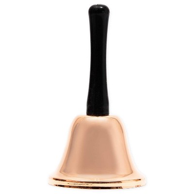 Bright Creations Hand Bell, Call Bell for Signaling Assistance (3x5 Inch, Rose Gold)