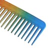 Unique Bargains Wide Tooth Hair Comb Hair Detangling Comb for Wet and Dry Plastic - 4 of 4