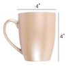 Elanze Designs O Come Let Us Adore Him Precious Pearl 10 ounce New Bone China Coffee Cup Mug - 4 of 4