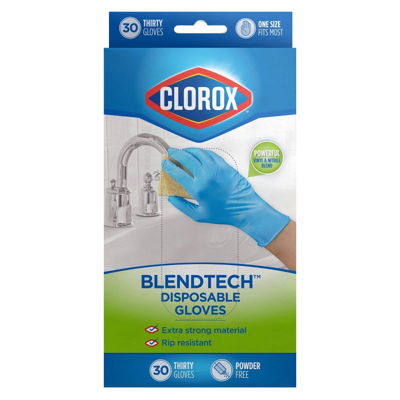 Clorox BlendTech Disposable Gloves - 30ct, 1 of 4