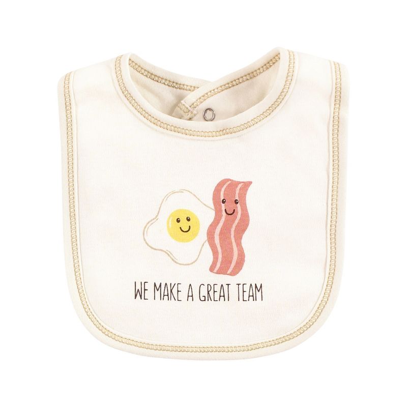 Touched by Nature Unisex Baby Organic Cotton Bibs, Better Together, One Size, 4 of 8