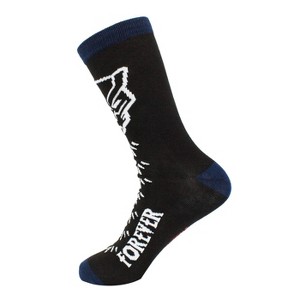 Mens Black Panther Wakanda Crew Socks - 1 of 3