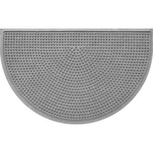WaterHog 2'x3'3" Squares Indoor/Outdoor Half Round Door Mat - 1 of 4